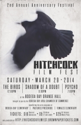 "Make It a Bird's Weekend" at the Hitchcock Film Fest in Bodega Bay