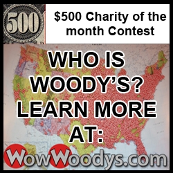 Kansas City, HappyBottoms.org Big $500 Winner from Woody's Automotive Group's Monthly Facebook Charity Contest