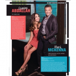 Dr. S. Mark McKenna, Medical Doctor and Entrepreneur and Gianine Abdallah, Fashion Model and Bikini Impresaria, Are Named 50 Most Beautiful Atlantans by Jezebel Magazine