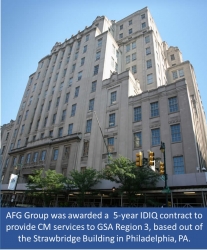 AFG Group Awarded 5–Year Construction Management Contract by GSA Region 3