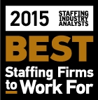 2015 Best Staffing Firm to Work for and to Temp For