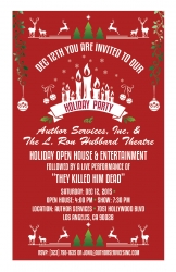 Holiday Open House - Radio Theater Production of the Humorous Murder-Mystery “They Killed Him Dead” at the L. Ron Hubbard Theatre in Hollywood