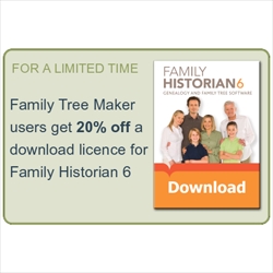 Family Historian Offer for Family Tree Maker Users