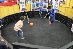 Kids Have a Blast Playing Gaga Ball at Noah’s Park and Playgrounds’ Booth at Metro Family Magazine’s Kids Fest This Past Weekend