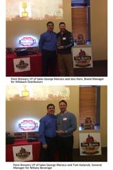 Penn Brewery Names Wilsbach Distributors and Nittany Beverage as 2015’s Penn Beer Wholesalers of the Year