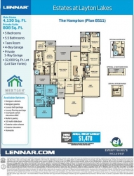 Lennar Unveils Big Homes on Big Homesites in Chandler, Arizona