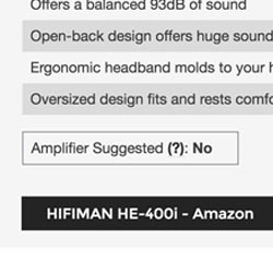 Headphone Charts Launches New "Amplifier Suggestion" Feature