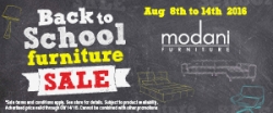 Modani Furniture's Back to School Sale