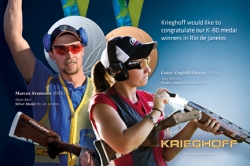 Krieghoff Shooters Bring Home Silver and Bronze Medals from Olympics in Rio