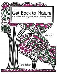 New Adult Coloring Book "Get Back to Nature" is Inspired by the Hocking Hills of Ohio