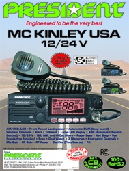 PRESIDENT MCKINLEY USA SSB 12/24V CB Radio