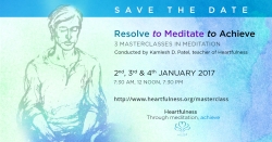 In the New Year Resolve … to Meditate … to Achieve