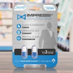 Taking Male Enhancement Upscale: Powerful IMPRESS!® Dietary Supplement for Men Selects New York-Based Bactolac Pharmaceutical for Pharmaceutical-Grade Manufacturing