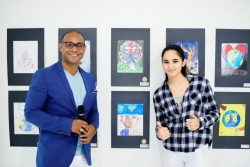 Local Elementary School Children Create an Art Exhibit at Aventura Place for World Peace and Harmony