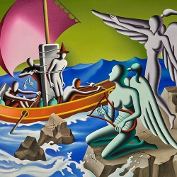 Mark Kostabi - Contempory Master at Martin Lawrence Gallery Lahaina