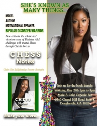 LTL Author, Model, Former Music Artist, Bipolar Disorder Warrior Bicchiere Alta  Releases Debut Biography “CHESS Notes: Christ Has Enlightening Success Strategies”