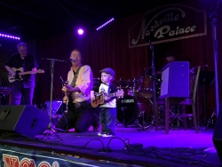 Country Star Doug Stone Performs on Knees with One Year Old Baby Ryman Frizzell at the Nashville Palace