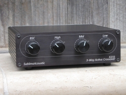 New Stereo 3-Way Active Crossover from Sublime Acoustic