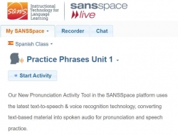 SANS Inc. Introduces New Pronunciation Activity Tool for Language Learners