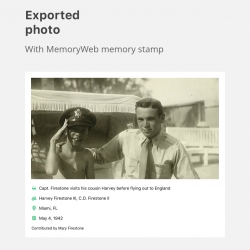 MemoryWeb Revamps Memory Stamp Feature That Lets Families and Genealogists Tie Details to Photos, Forever