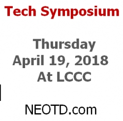 NEOTD.com Hosts the 2018 Tech Symposium 4/19/2018 at LCCC – Elyria, OH