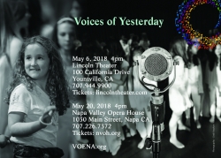 VOENA Spring Concert Season, “Voices of the Yesterday”