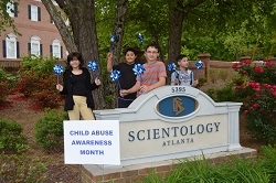 Pinwheels for Child Abuse Awareness