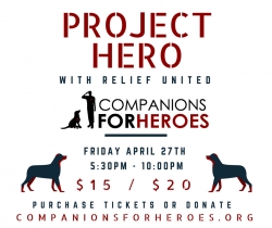 Fundraising Event This Weekend in Sleepy Hollow to Support Companions For Heroes