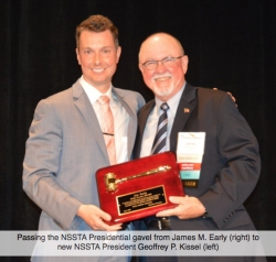 Geoffrey P. Kissel Installed as the New President at NSSTA