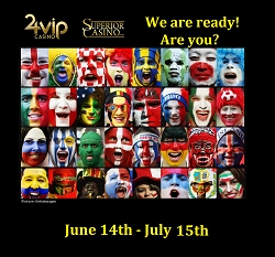 Superior and 24VIP Casinos World Cup Promotions