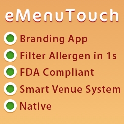 Queensway Presents eMenuTouch – Software System, Covering FDA Legislation Ingredient and Nutrition Fact Requirements, Filtering Menus in a Second and More