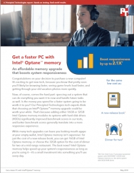 Principled Technologies Finds Intel Optane Memory Can Improve Responsiveness in Hard Drive-Based Systems, for Less Money Than Traditional RAM