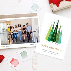 Sophisticated Corporate Holiday Cards Launched by Basic Invite