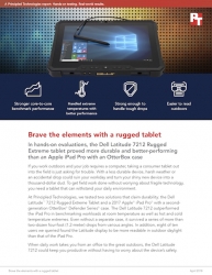 Dell Latitude 7212 Rugged Extreme Tablet Bested Apple iPad Pro in Hands-on Performance and Stress Tests, Principled Technologies Study Finds