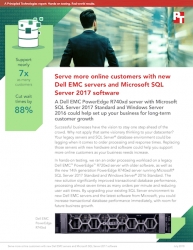 PT Finds That New Dell EMC PowerEdge R740xd Servers with Microsoft SQL Server 2017 Standard Processed More Orders and Analyzed Data in Less Time Than a Legacy Solution