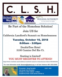 California Landlords Summit on Homelessness