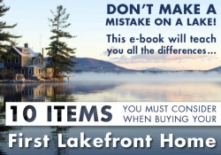 Lakefront Living International Releases Popular Report: "10 Items You Must Consider When Buying Your First Lakefront Home"