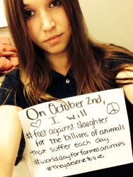 Activists Worldwide Fast in Solidarity on World Day for Farmed Animals, Tuesday, Oct. 2