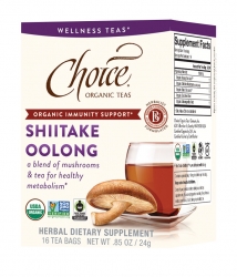 New Shiitake Oolong Tea Introduced by Choice Organic Teas