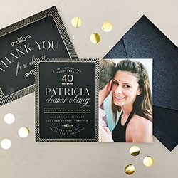 Brand New Milestone Birthday Cards by Basic Invite