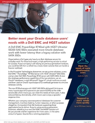 Principled Technologies Finds That a New Dell EMC Server with HGST Ultrastar SAS SSDs Can Sustain Higher Oracle Database Performance Than a Legacy Solution
