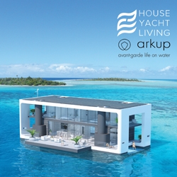"House Yacht Living" Now Charter Representative for the Award Winning Arkup-the First 75' Ft Solar Paneled, Energy Independent & Self-Elevating Luxury Livable Yacht