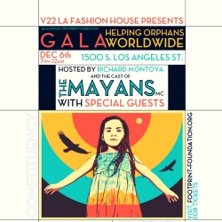 Footprint Foundation Announces First Annual Arts Gala Co-Hosted by Cast from Mayans M.C. and Benefiting Four Different Charities