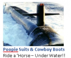 Ride a "Horse" - Under Water; 3rd Edition of "Poopie Suits & Cowboy Boots" Released
