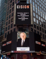 James C. Ascough, Ph.D. Honored as a Top Executive for 2018 and Recognized on the Reuters Billboard in Times Square by Strathmore's Who's Who Worldwide Publication