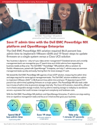 Principled Technologies Releases Study Comparing How Quickly the Dell EMC PowerEdge MX Carried Out Common Management Tasks Versus a Cisco UCS Competitor