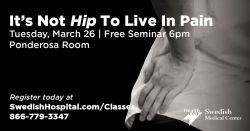 HCA Healthcare/HealthONE’s Swedish Medical Center Offers Free Hip Seminar