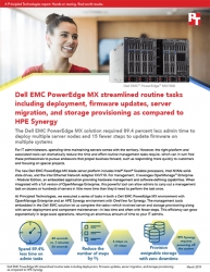 Principled Technologies Publishes Results from Hands-on Testing Comparing Management Tasks on Dell EMC PowerEdge MX and HPE Synergy