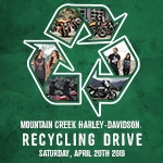 Mountain Creek Harley-Davidson to Host a Free Electronics Event for Earth Day