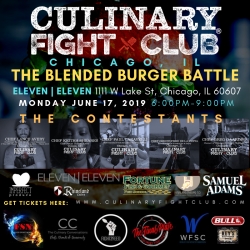 Eleven Eleven Chicago Hosts Culinary Fight Club Blended Burger Battle Tour on June 17